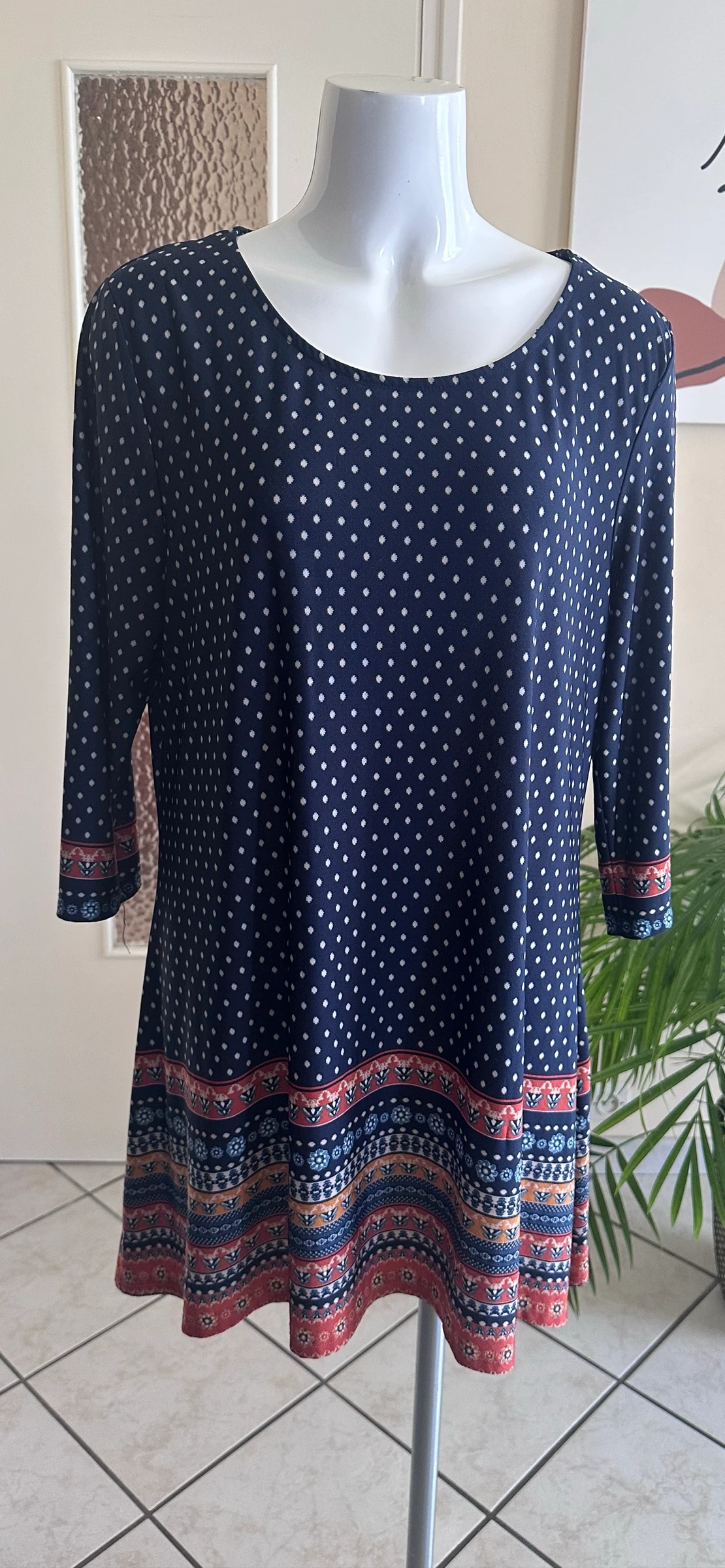 Blusa Túnica Longa Feminina Tamanho 5 – Mangas Longas – Excelente Estado – photo 2